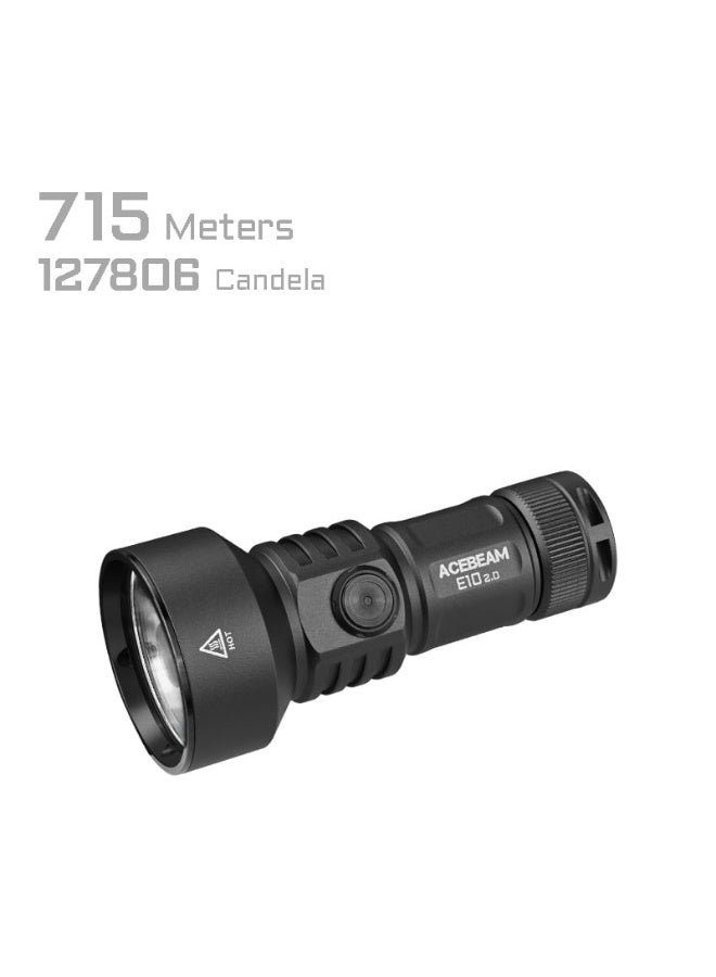 ACEBEAM E10 2.0 Rechargeable Compact Flashlight, Ultra-Bright Long-Range Portable Outdoor Work Light with Magnetic Base - Image 2