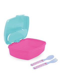 Mattel Games Stor Funny Sandwich Box With
Cutlery Barbie Bb22  - Image 2