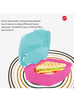 Mattel Games Stor Funny Sandwich Box With
Cutlery Barbie Bb22  - Image 5