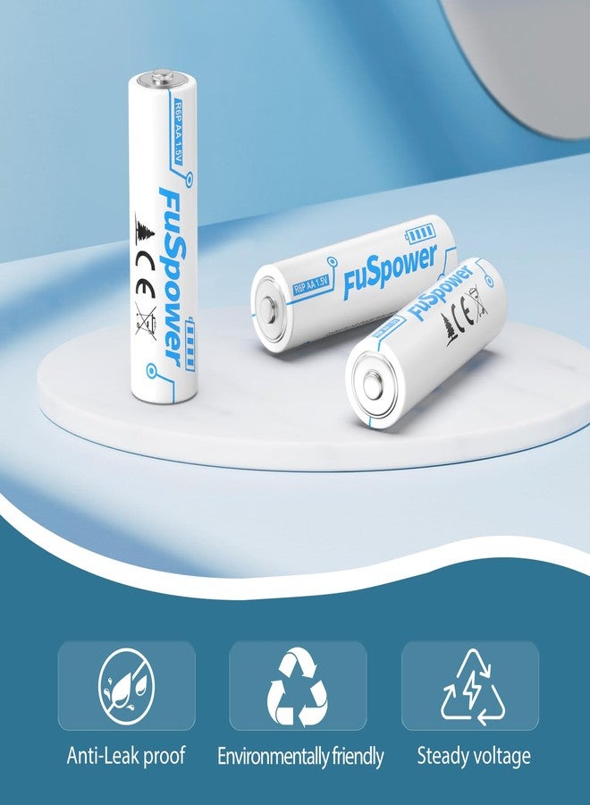 Fuspower Double A Batteries Heavy Duty Batteries AA Size Pack 50 1.5V AA Batteries for Clock, Remote Controls, Smoke Detector - Image 3