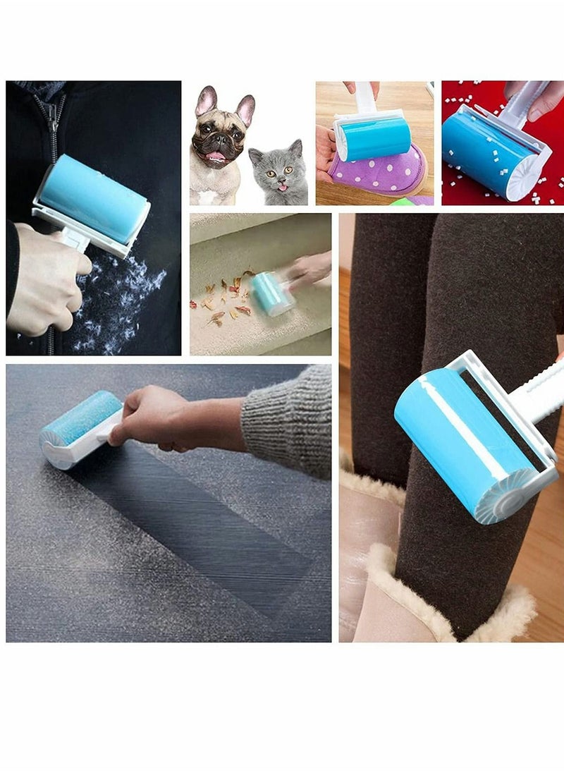 Y&D Sticky Lint Roller 5 Pack Pet Epilator Kit with Cover, Reusable Hair Remover Washable Dust Picker Cleaner Brush Set for Couch, Pets, Clothes, and Carpets  - Image 3
