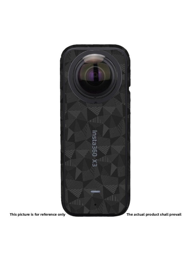 Loquat Walking Donkey Suitable For Shadow Stone Insta360X3 Sports Frosted Sticker 360X3 Camera Protection Film 3M-Color:3M Cute Color  - Image 3