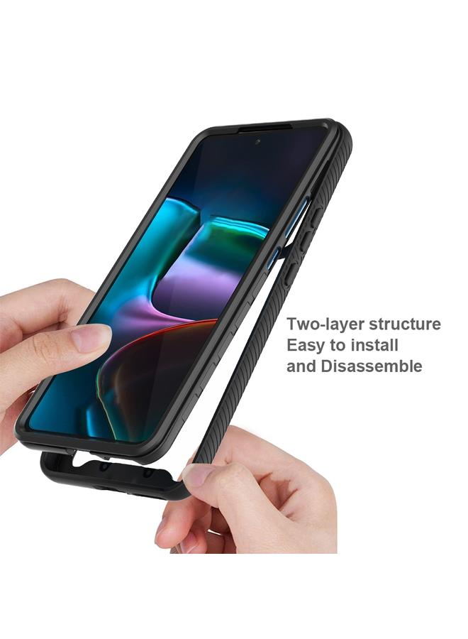 اس-توب جراب لهاتف Motorola Moto Edge 30 Starry Sky بلون سادة من مادة TPU الشفافة - Image 5