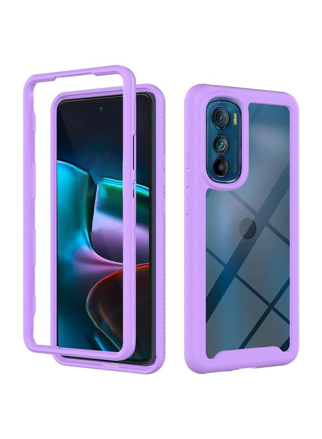 اس-توب جراب لهاتف Motorola Moto Edge 30 Starry Sky بلون سادة من مادة TPU الشفافة - Image 1