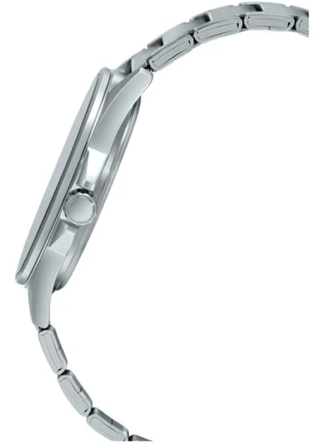 CASIO Casio Men's Watch - MTP-E705D-5EVDF brown Dial, Silver Band