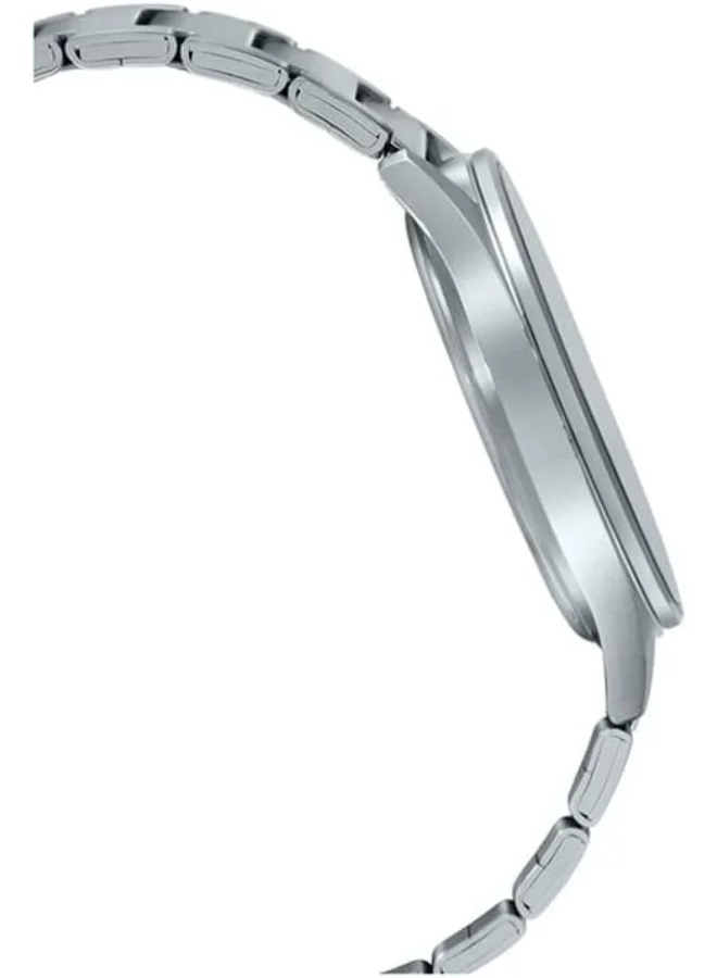 CASIO Casio Men's Watch - MTP-E705D-5EVDF brown Dial, Silver Band