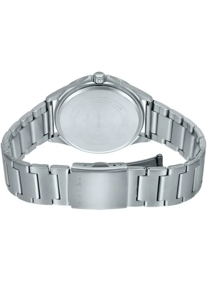 CASIO Casio Men's Watch - MTP-E705D-5EVDF brown Dial, Silver Band