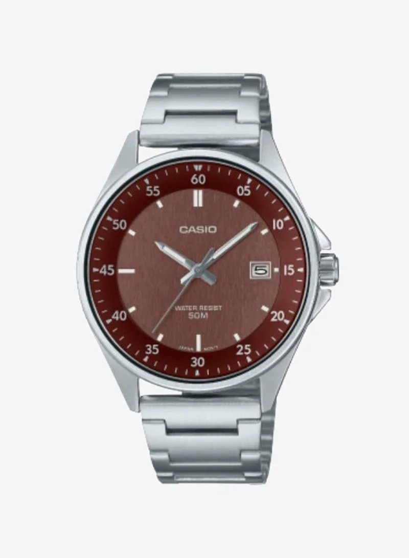 Casio Men's Stainless Steel Analog Watch MTP-E705D-5EVDF - 41.9 mm
