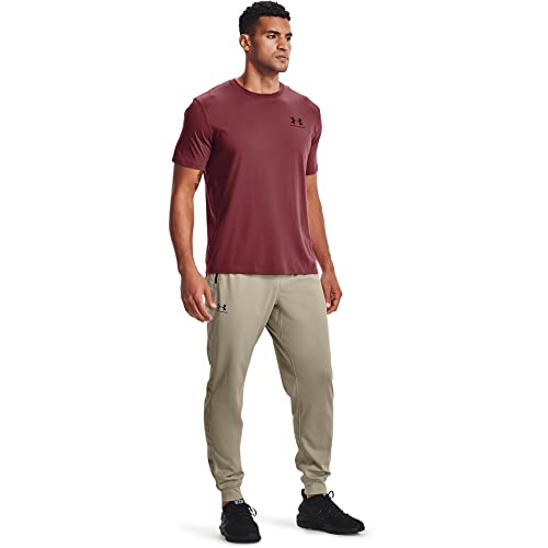 Under Armour Men's Sportstyle Tricot Joggers , Khaki Base (289)/Black, XX-Large - Image 2