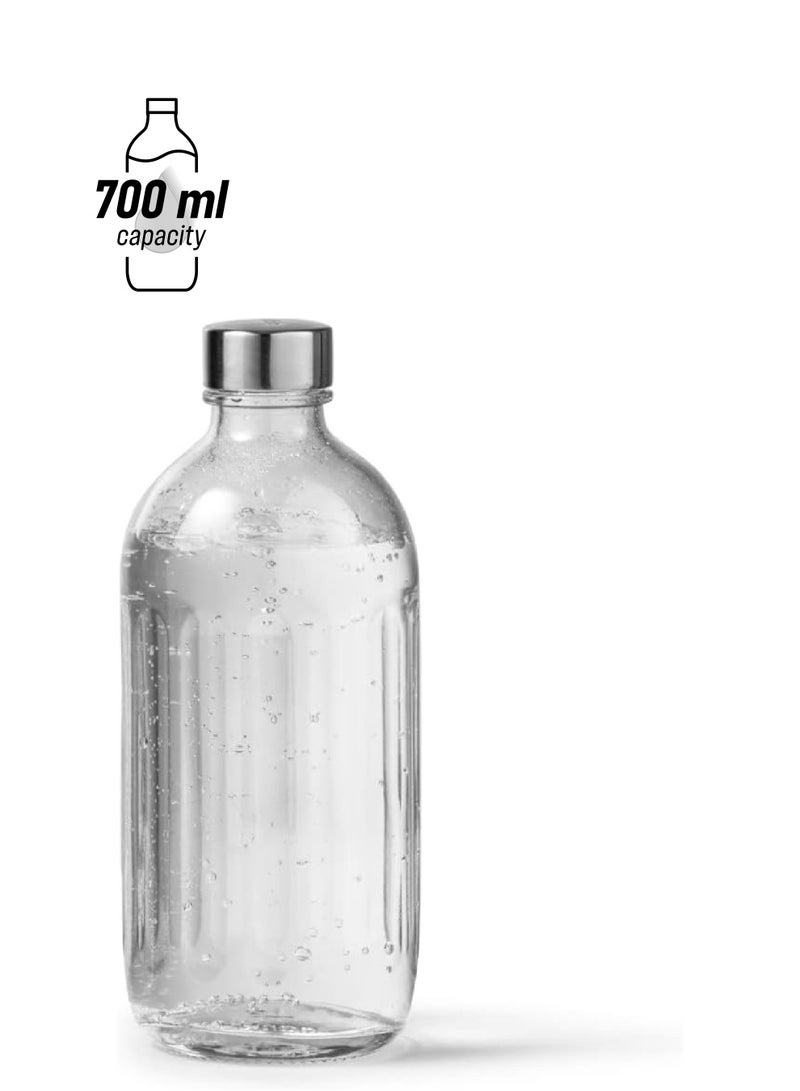 Aarke Aarke Glass Bottle for Sparkling Water Maker Carbonator Pro, Dishwasher Safe, Details in Steel
Carbonator Pro - Image 1