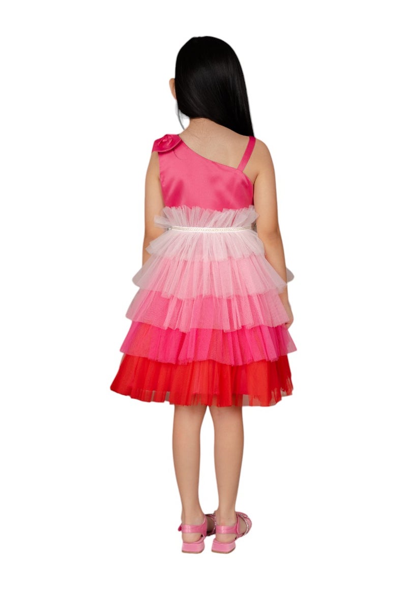 D'Daniela Tiered Tulle Dress - Image 2