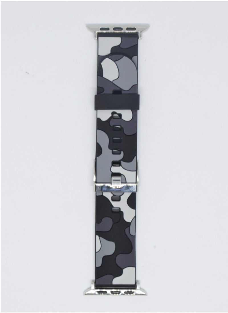 BORTONY - Silicone Replacement Watch Band For Apple Series 6/5/4/3 Size 42/44mm - Image 1