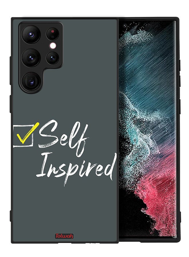 Tolwak Samsung Galaxy S22 Ultra 5G Protective Case Cover Self Inspired - Image 2