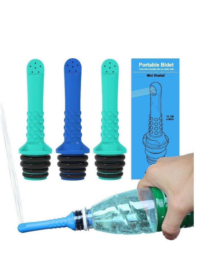 Y&D 3 Pcs Portable Bidet Pipe for Toilet, Universal Travel Upside Down Bottle, Compatible with Most Bottles or Washing, Perennial Recovery, Personal Hygiene  - Image 4