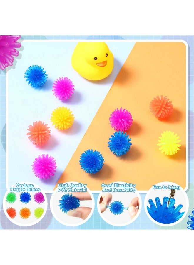 Charniol 200 Pcs Spiky Hedge Balls Multicolor Small Porcupine Balls Mini Stress Balls Soft Sensory Balls Calming Sensory Fidget Toys Bright Assorted Colors For Party Favors Home Office Stress Relief - Image 3