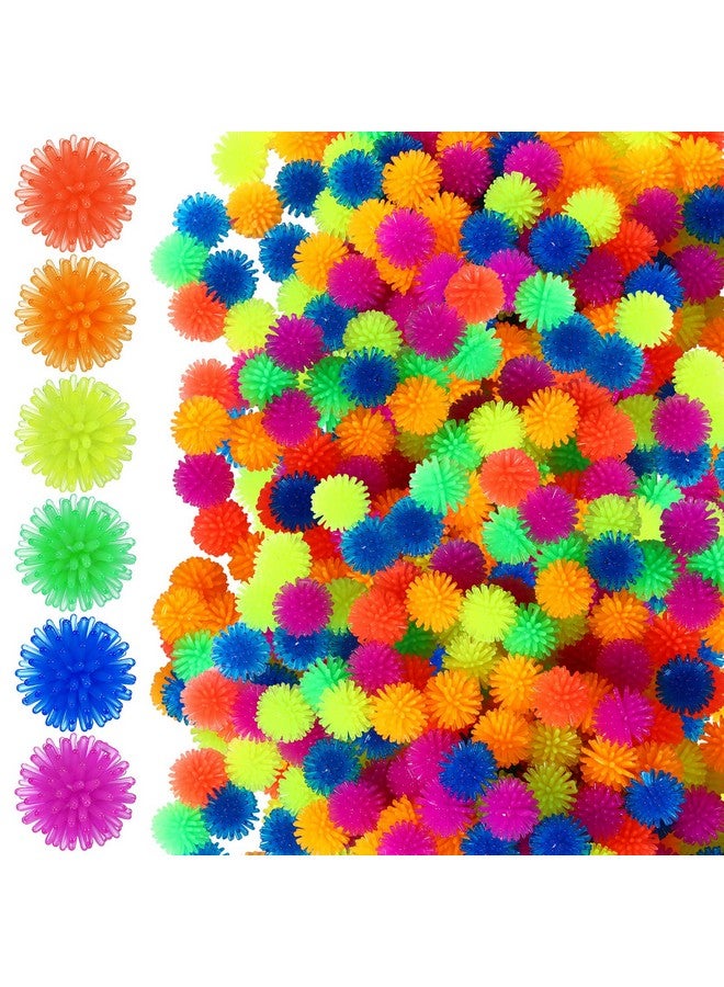 Charniol 200 Pcs Spiky Hedge Balls Multicolor Small Porcupine Balls Mini Stress Balls Soft Sensory Balls Calming Sensory Fidget Toys Bright Assorted Colors For Party Favors Home Office Stress Relief - Image 1