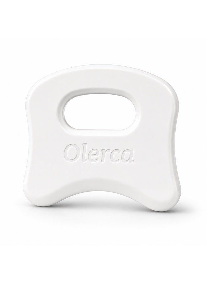 Olerca White Massage Tool for Body Recovery & Relaxation – Ergonomic Body Massage Tool for Muscle Relief, Shower Massage, Skin Care & Daily Wellness - Image 1