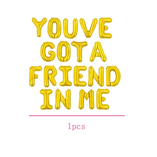 BEOXAGAR Youve Got A Friend In Me Balloon Banner Youve Got a Friend In Me Matching Toy Inspired Story Birthday Party Supplies - Image 5