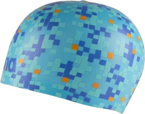 أرينا Poolish Molded Blue Swimming Cap 1E774239 Blue