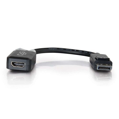 C2G Legrand DisplayPort to HDMI, Male to Female Displayport Cable, Black DisplayPort Cable, 8 Inch Digital Display Cable, 1 Count, C2G 54322 - Image 2
