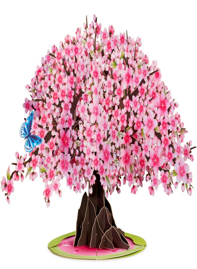 Paper Love 3D Cherry Blossom Tree Pop Up Card With Detachable Popup Keepsake - Oversized 10" x 7" Cover - Includes Envelope and Note Card - Image 1