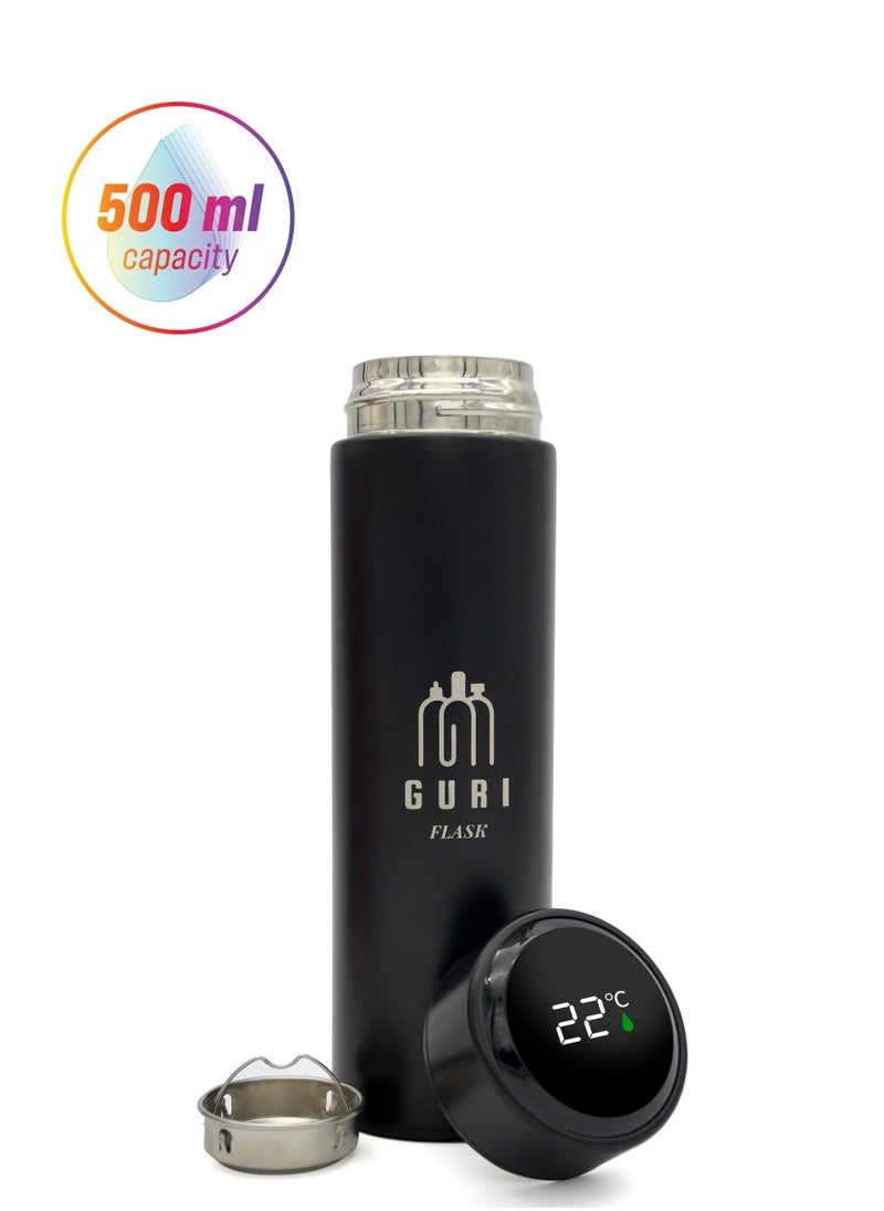 Guri Flask - Vaccum Flask Thermos Bottle Led Display Tempreture For Water And Coffee BPA Free 500ML - Image 1