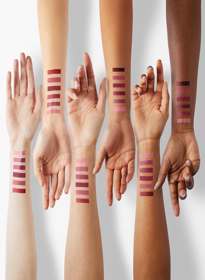 URQT 12pcs Lip Liner and Lipstick Makeup Set, 6 Velvety Matte Liquid Lipsticks + 6 Matching Smooth Lip Liner One Step Lips Makeup Kits Waterproof Long Lasting Matte Lipstick Gift Set (Set B, 12) - Image 4