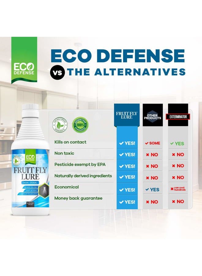 Eco Defense Natural Non Toxic Fruit Fly Lure - 470ml - Image 3