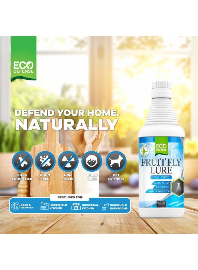 Eco Defense Natural Non Toxic Fruit Fly Lure - 470ml - Image 4