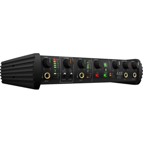 IK Multimedia AXE I/O premium 2-in 5-out 24-bit, 192 kHz USB audio interface for Mac/PC with advanced guitar tone shaping, Hi-Z re-amp out and massive AmpliTube and TONEX software bundle - Image 1