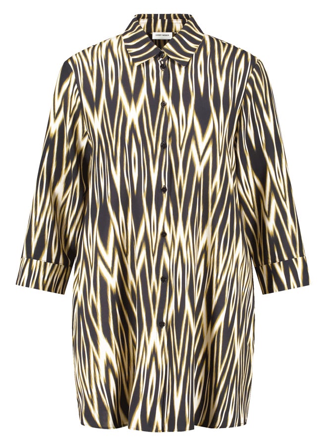 GERRY WEBER Ikat Print Long Blouse  - Image 2