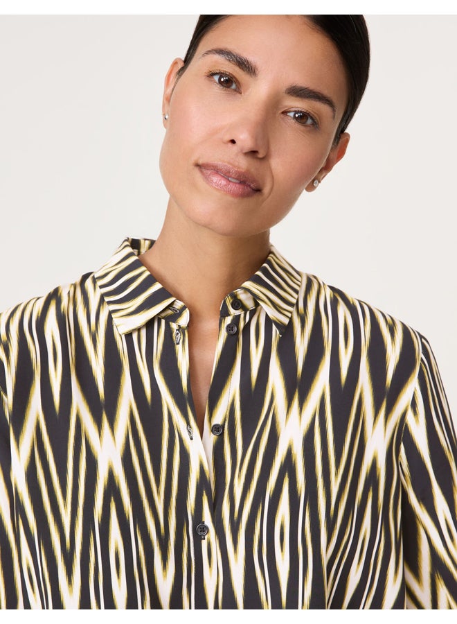 GERRY WEBER Ikat Print Long Blouse  - Image 4