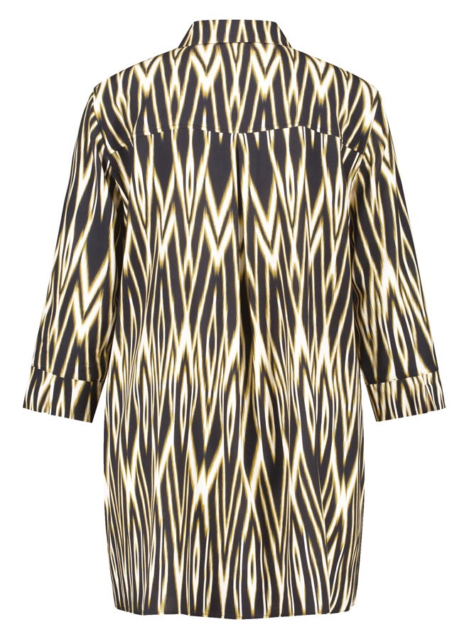 GERRY WEBER Ikat Print Long Blouse  - Image 3