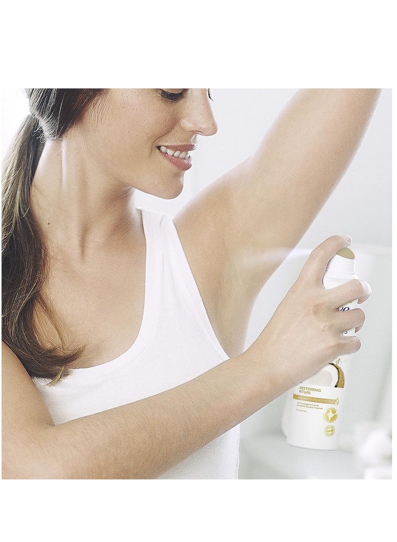Dove Deodorant Spray Coconut And Jasmine Flower - - 250ML - Image 3