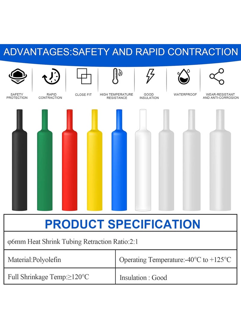 (For iPhone/Android Charging Cable Repair) - Heat Shrink Tube, Phone Charging Cable Sleeve, 2 Longer Lengths (8 Pieces) - Image 5