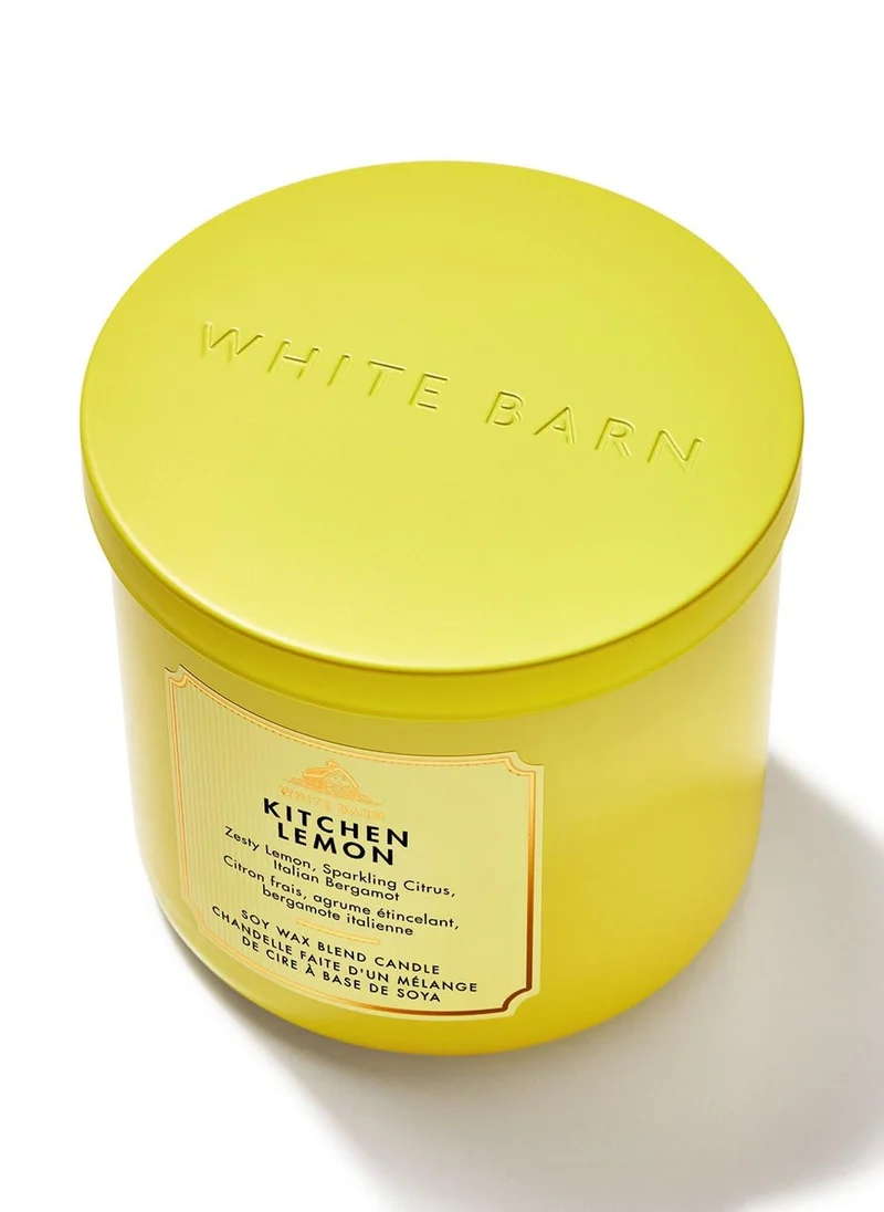 Bath & Body Works Kitchen Lemon 3-Wick Candle