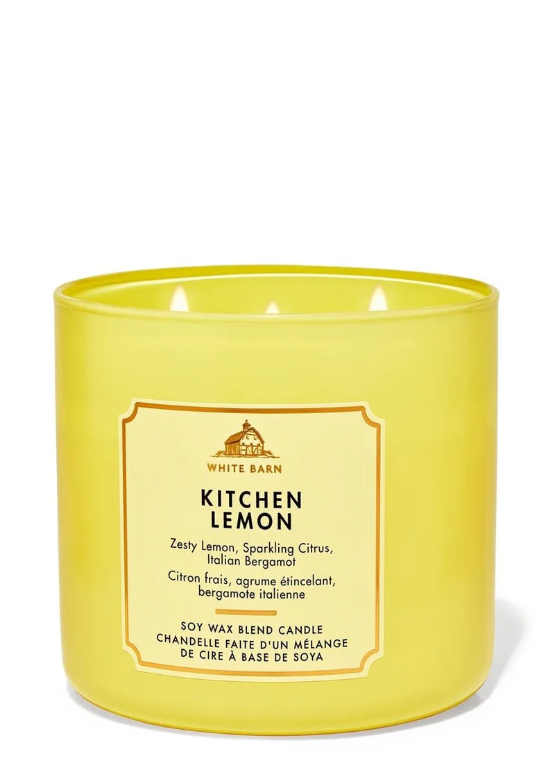 Bath & Body Works Kitchen Lemon 3-Wick Candle