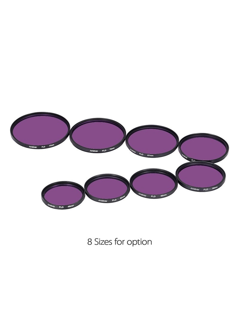 ANDOER Andoer 72mm Lens Filter Kit UV+CPL+FLD+ND(ND2 ND4 ND8) with Carry Pouch / Lens Cap / Lens Cap Holder / Tulip & Rubber Lens Hoods / Cleaning Cloth  - Image 2