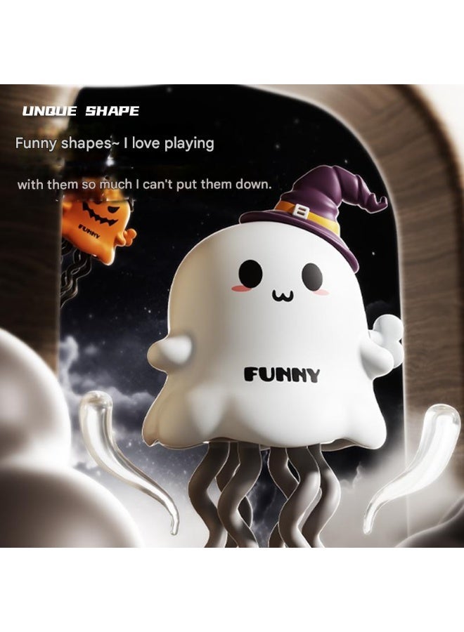 Wind-Up Dancing Ghost-shaped Jellyfish Toy - English Color Box - Image 1