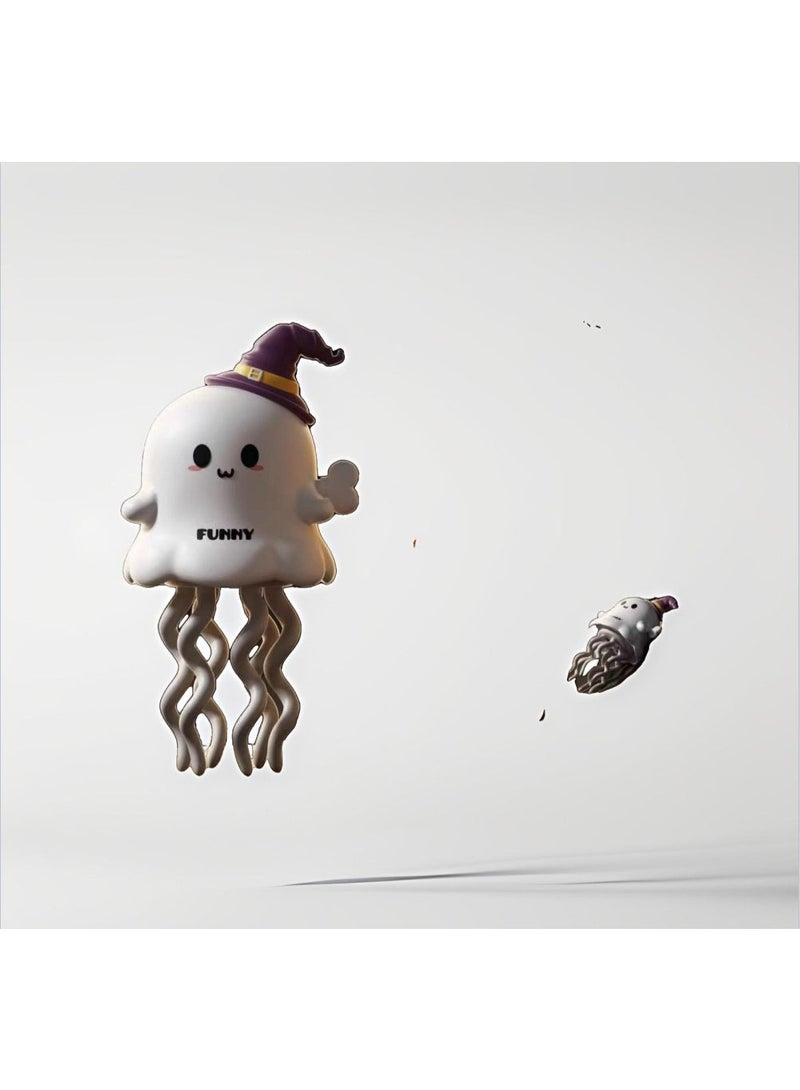 Wind-Up Dancing Ghost-shaped Jellyfish Toy - English Color Box - Image 2