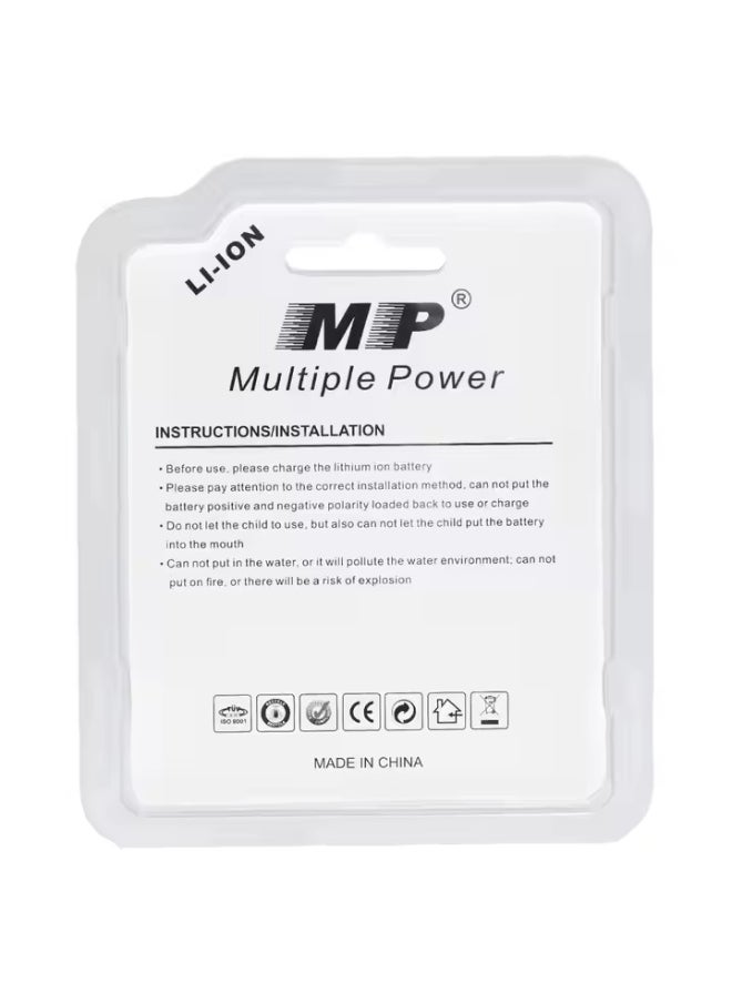 MP 18650 3.7V 3800mAh Li-ion Rechargeable Battery – Flat Top, High Capacity – for Flashlights, Tools, Electronics & More  - Image 3