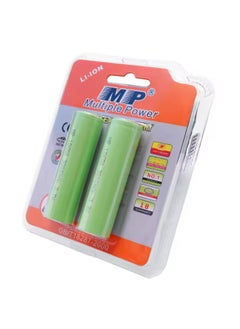 MP 18650 3.7V 3800mAh Li-ion Rechargeable Battery – Flat Top, High Capacity – for Flashlights, Tools, Electronics & More  - Image 1