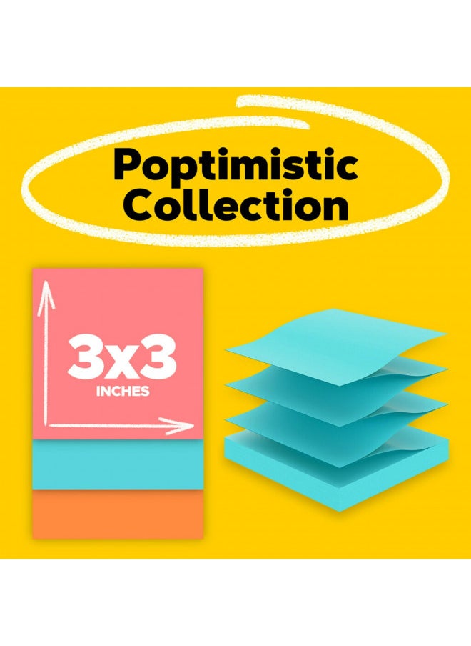 Post-it - Post-it Pop-up Notes, 3x3 in, 5 Pads, America's #1 Favorite Sticky Notes, Assorted Colors, Clean Removal, Recyclable (3301-5AN) - Image 1