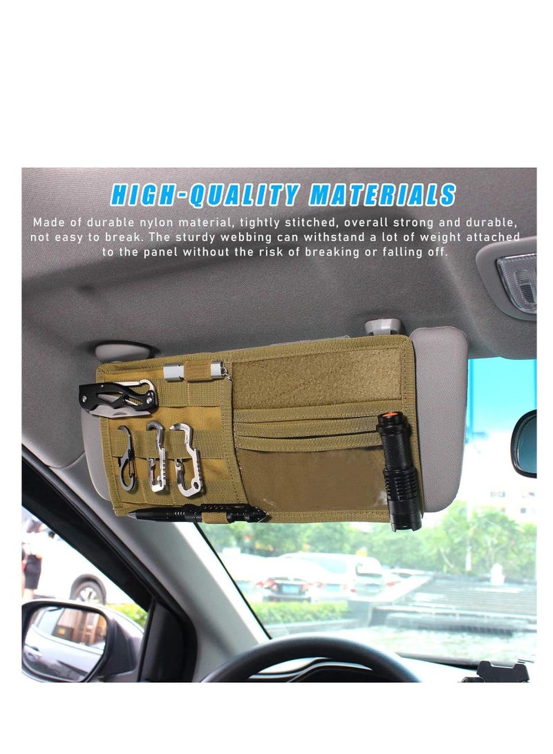 Car Storage Sun Visor Hanging Bag, Multifunctional Storage Bag - Image 3