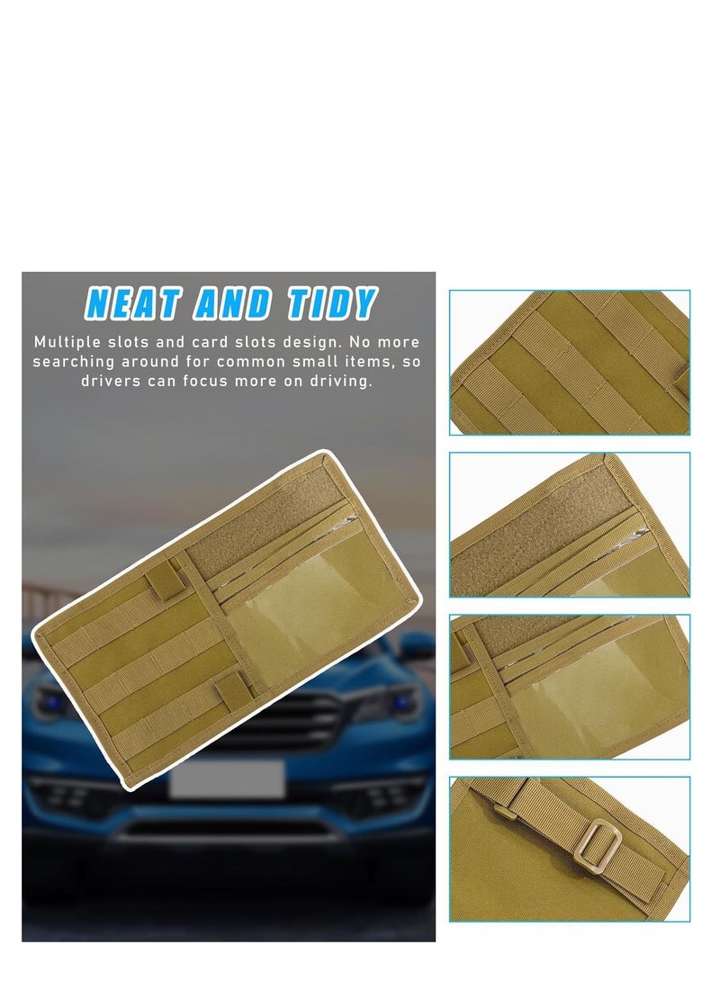 Car Storage Sun Visor Hanging Bag, Multifunctional Storage Bag - Image 5