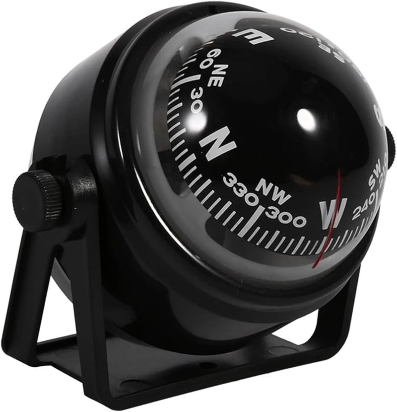 Black Boat Compass 2 PCS Marine Electronic Digital Compass with Bracket Mount - Image 4