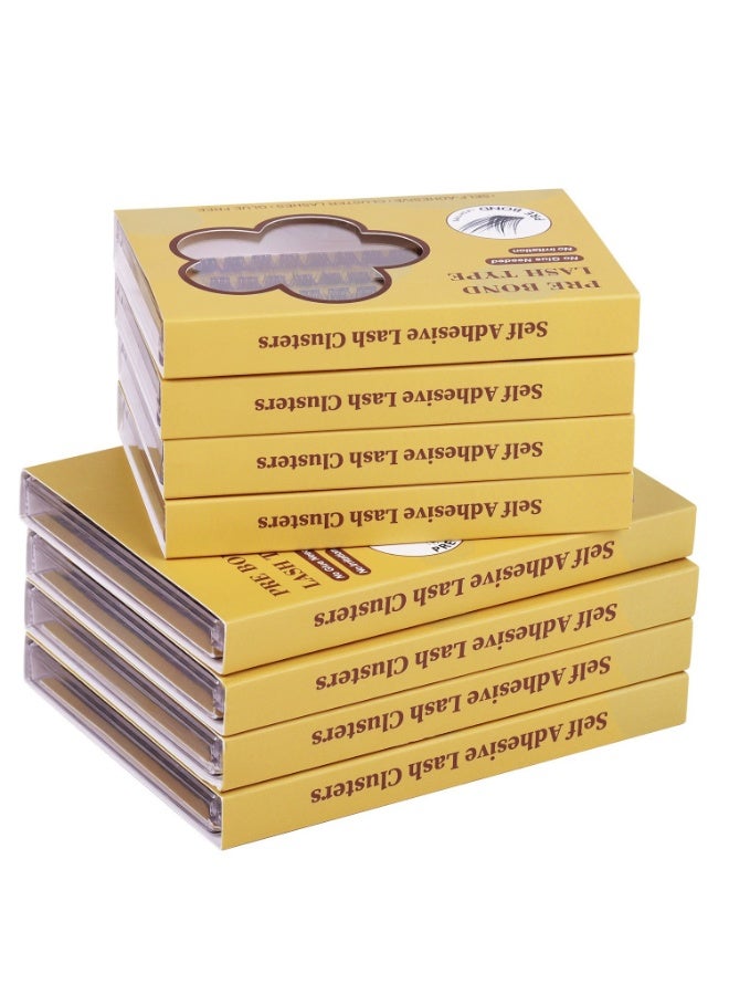 120 Clusters No-Glue Individual Lashes with Tweezers | Fluffy Wispy Volume False Eyelashes for Natural Curl - Image 4
