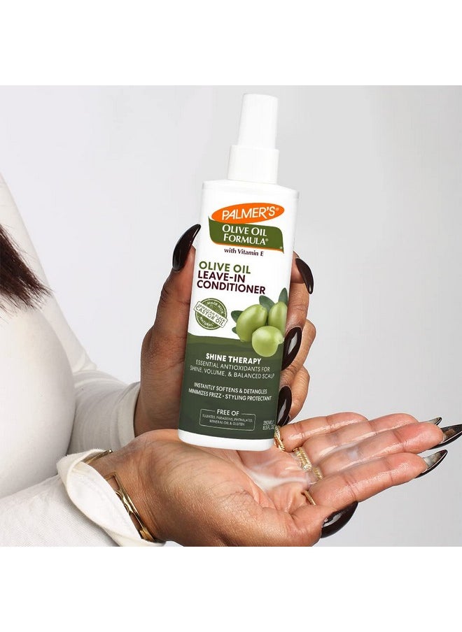 PALMER'S Palmer's Olive Oil Formula Leave In Conditioner Spray, Shine Therapy, Instantly Detangle, Soften and Smooth Textured and Curly Hair, 8.5 Ounces  - Image 4