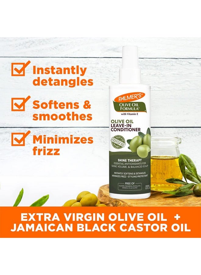 PALMER'S Palmer's Olive Oil Formula Leave In Conditioner Spray, Shine Therapy, Instantly Detangle, Soften and Smooth Textured and Curly Hair, 8.5 Ounces  - Image 3