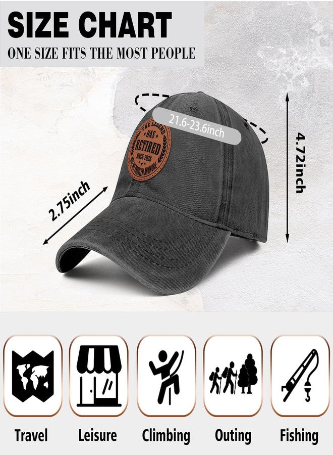 Supload 2026 Retirement Hat Retirement Gifts for Men Women The Legend Has Retired Gifts for Men Happy Retirement Gift Black - Image 3